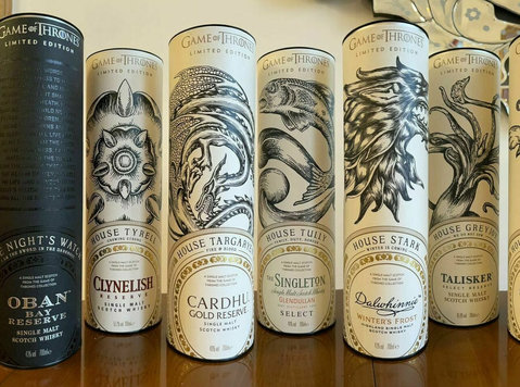 Limited Edition Game of Thrones Whiskies (9 bottles) - Annet