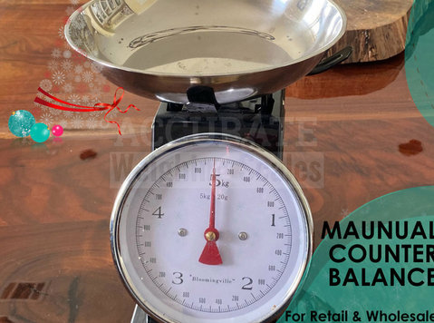 Counter manual balance retail weighing scale - Autres