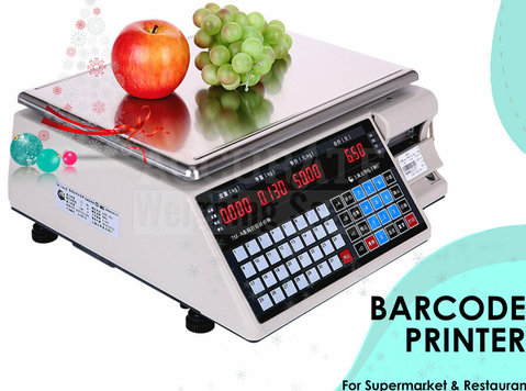 Digital barcode printer scales with 3 customers check out - Buy & Sell: Other