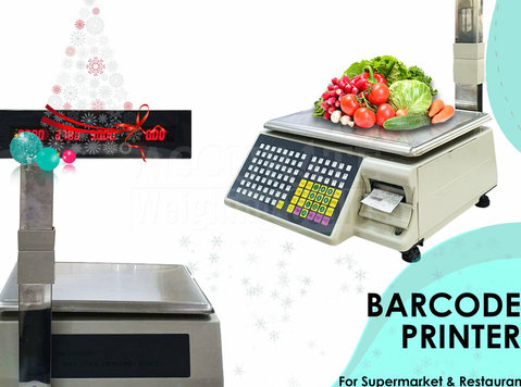 Retail printing table top weighing scale with an indicator - Diğer