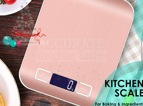 Stainless steel pan kitchen digital weighing scale - Outros
