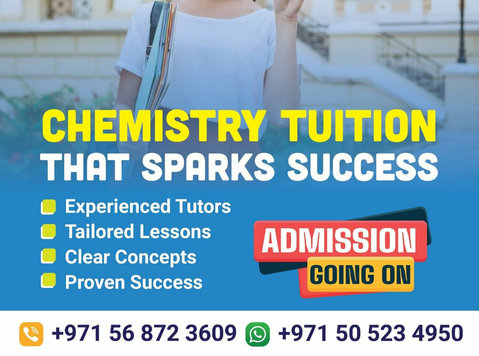 Chemistry Tuition – Call +971 56 872 3609 | Makharia Institu - 기타