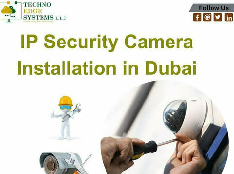 Professional IP Security Camera Installation Services in UAE - コンピューター/インターネット