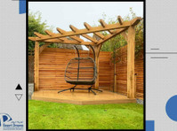 Backyard Wooden Pergola Uae | Luxury Pergola Design. - Jardinería