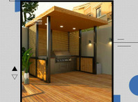 Backyard Wooden Pergola Uae | Luxury Pergola Design. - Jardinagem