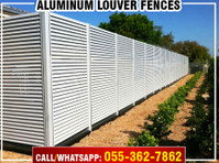 Design and Fabrication Aluminum Privacy Fence Uae. - גננות
