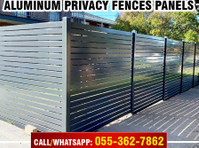 Design and Fabrication Aluminum Privacy Fence Uae. - Jardinagem