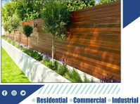 Long Area Wooden Fences Dubai | Garden Fencing Service Uae. - Giardinaggio