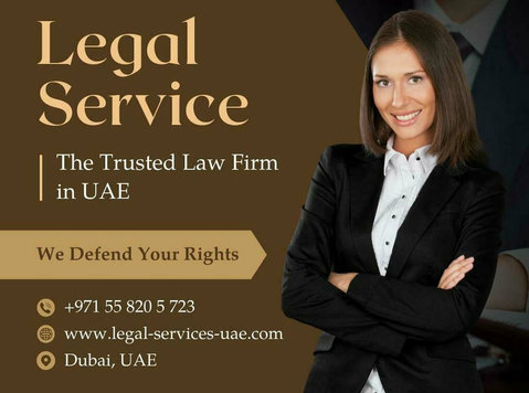 In Need of a Lawyer in Dubai, Uae? - กฎหมาย/การเงิน