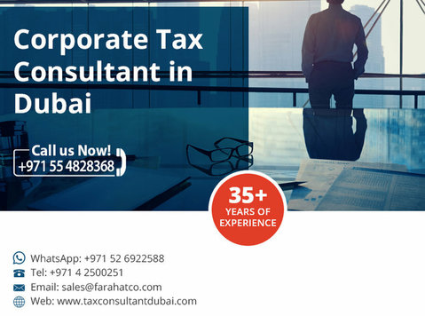 Corporate Tax Consultant in Dubai - Legal/Finance