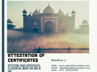 Indian Certificate Attestation in Dubai - Services: Other