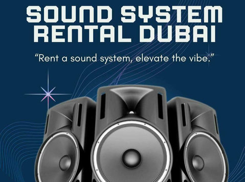 Quality & Affordable Sound System for Hire in Dubai - Sonstige