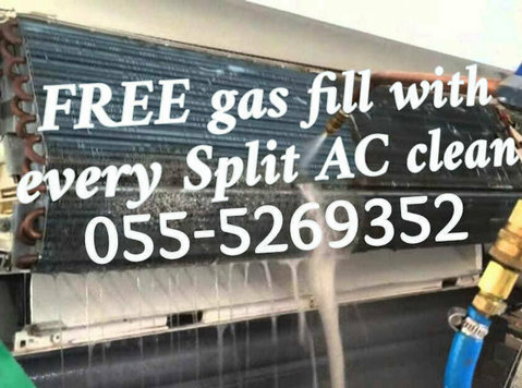 home services 055-5269352 ajman maintenance split ac gas - Строительство/отделка