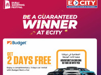 drive into dsf delight: free 2-day car rental at Ecity - إلكترونيات