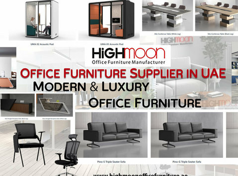 Office Furniture Dubai | Highmoon | Modern Office Furniture - Mööbel/Tehnika