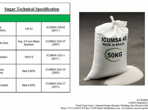 Icumsa45 Organic Sugar - Egyéb