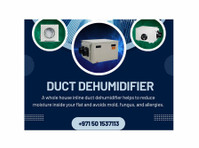 Inline duct dehumidifier for whole house humidity control - Muu