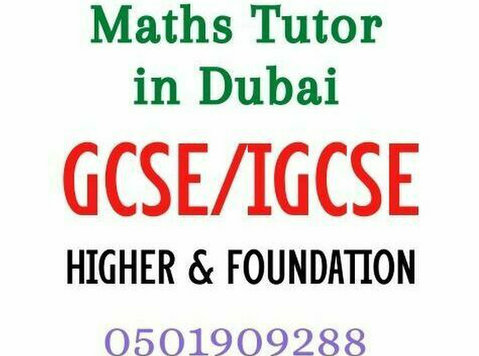 Igcse Gcse Math Tutor Dubai 0501909288 - Khác