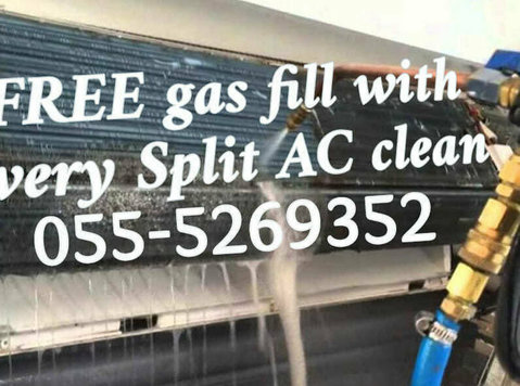 055-5269352 all kind of ac services in dubai at low cost - Sprzątanie