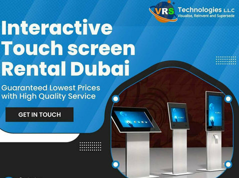 Hire Interactive Touch Screen Rentals Across the Uae - Computer/Internet