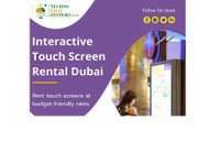 Rent Interactive Touch Screen in Dubai | Techno Edge Systems - الكمبيوتر/الإنترنت