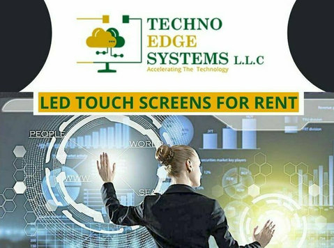 Rent LED Touch Screens from Techno Edge Systems LLC - 컴퓨터/인터넷
