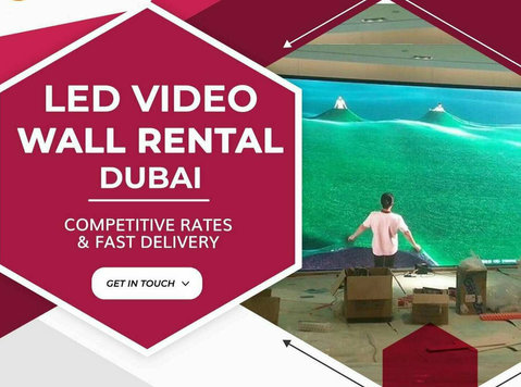 Renting an Indoor Led Video Walls for Events in Dubai - Computer/Internet