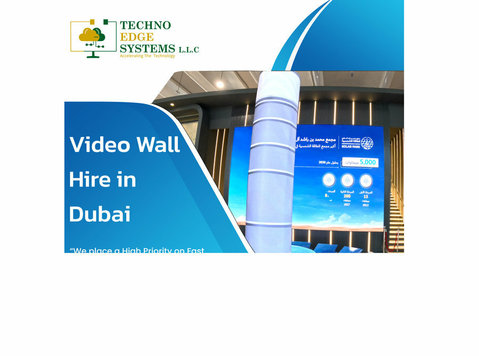 Hire Video Walls in Dubai from Techno Edge Systems - کمپیوٹر/انٹرنیٹ