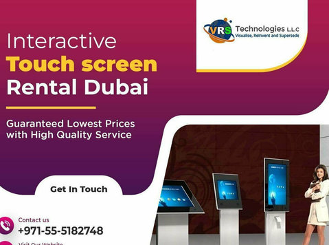 Affordable Touch Screen Rental Services in Dubai - Muu