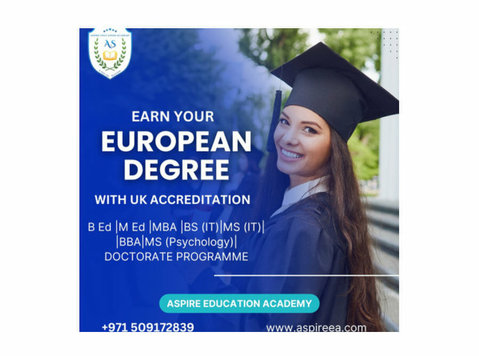 Earn Your Prestigious European Degree with Aspire Education - Muu