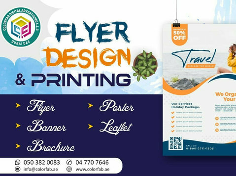Flyer Printing, Brochure Printing, Catalogs Printing Dubai - Services: Other