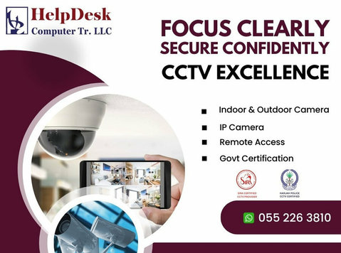 Helpdesk Computer Tr.Llc-Sira Approved CCTV Company in Dubai - Altele