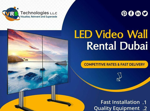 Hire Branded Led Video Wall Rental Services in Dubai - Services: Other