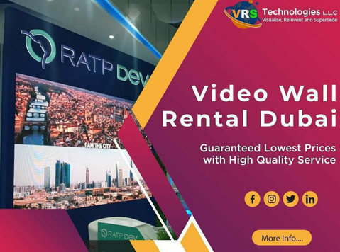 Hire Branded Video Wall Rentals for Events in Uae - Inne