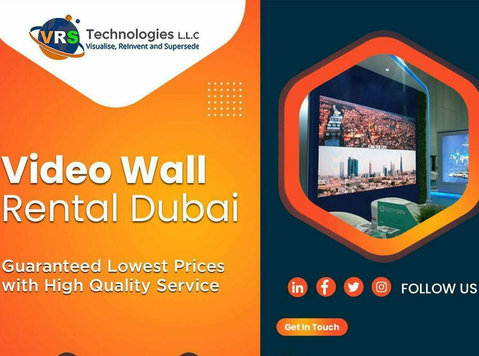 Hire Latest Led Video Wall Rental Services in Uae - Services: Other