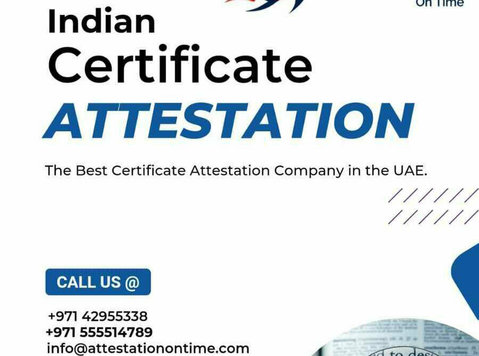 Indian Marriage Certificate Attestation in Dubai - Друго
