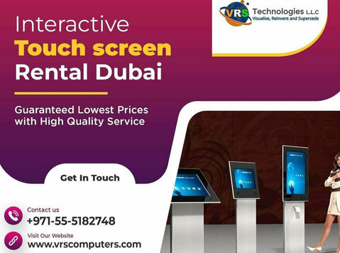 Interactive Touch Screen Hire Solutions for Events in Uae - Muu