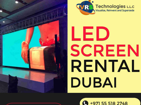 Large Led Screen Hire Solutions for Events in Dubai - Altele