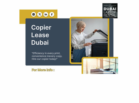 Lease the Latest Copiers for Your Dubai Office - Services: Other