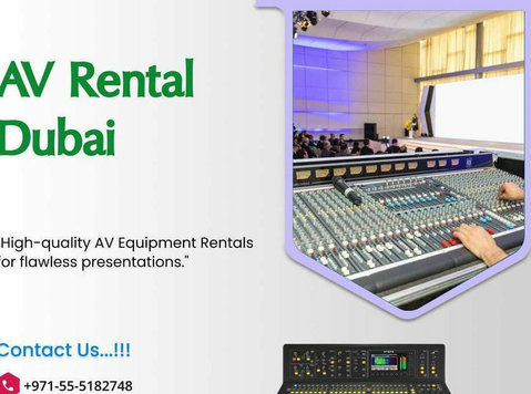 Need an Led Screen or Sound System for Rent in Dubai? - Services: Other