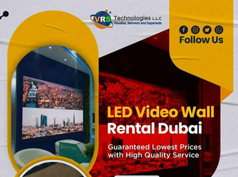 Rent Led Video Walls in Dubai for Trade Shows - Services: Other