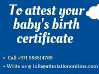 USA Birth Certificate Attestation in Dubai - Друго