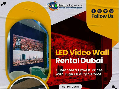 Video Wall Rentals in Dubai for Party Events - Services: Other