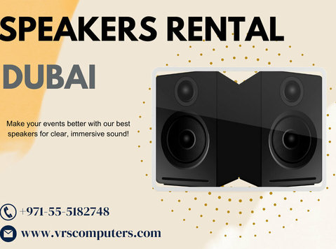 Where Does One Get Speaker Rentals in Dubai? - Sonstige