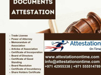 Experience Certificate Attestation in UAE - Autres