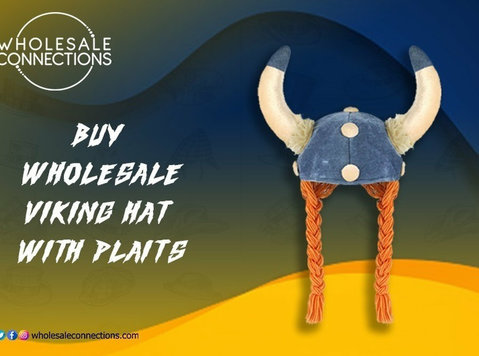 Buy Wholesale Viking Hat With Plaits - Pakaian/Asesoris