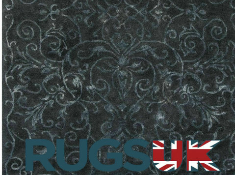 Victoria Rug by Asiatic Carpets in Midnight Colour - Furniture/Appliance