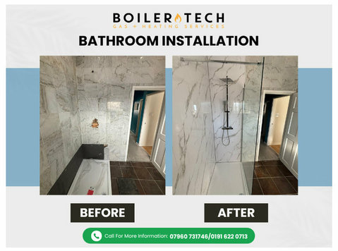 Another bathroom makeover by Boilertech Ne! - ดูแลซ่อมแซมบ้าน