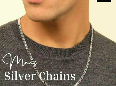 Mens Silver Chains - Ropa/Accesorios