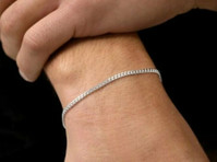 Silver Curb Bracelet - 의류/악세서리